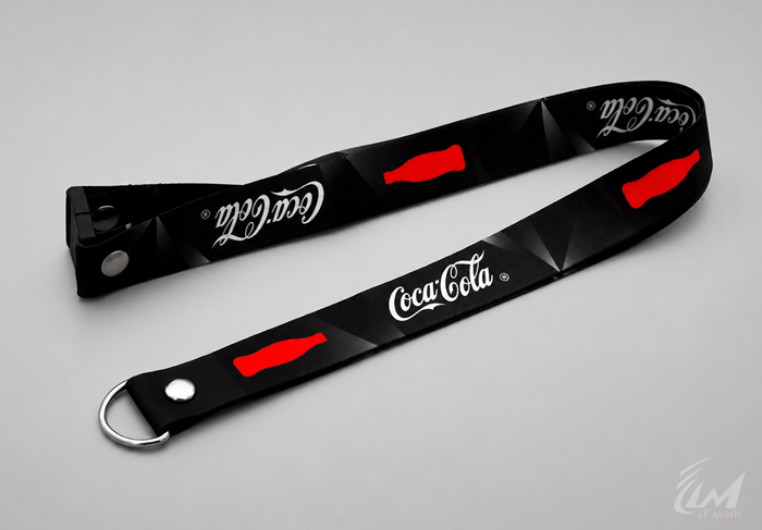 dây đeo thẻ coca cola có khóa an toàn