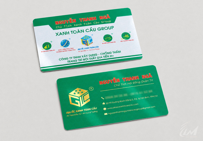 in name card theo yêu cầu