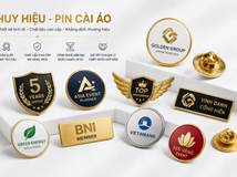 Xưởng sản xuất huy hiệu, pin cài áo theo yêu cầu: Bí quyết chọn đơn vị gia công uy tín