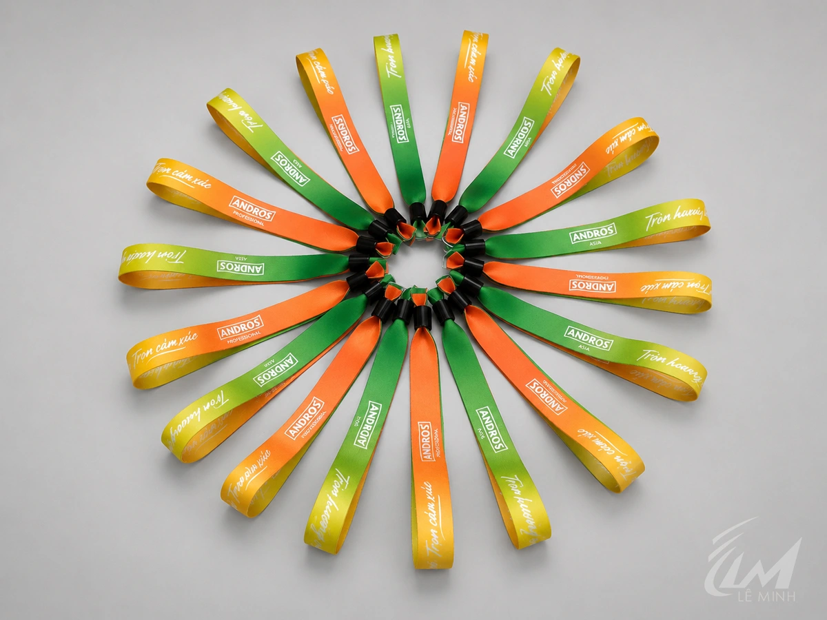 Vòng đeo tay sự kiện - Chất liệu: Vải satin
